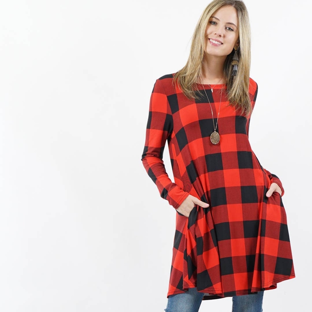Buffalo Plaid Tunic